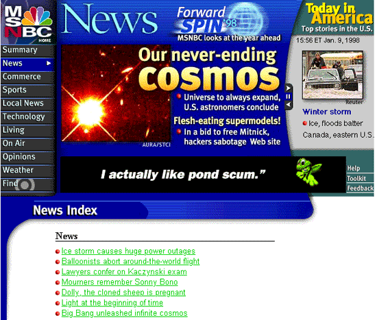 msnbc web design 2--section front with rollover supernav
