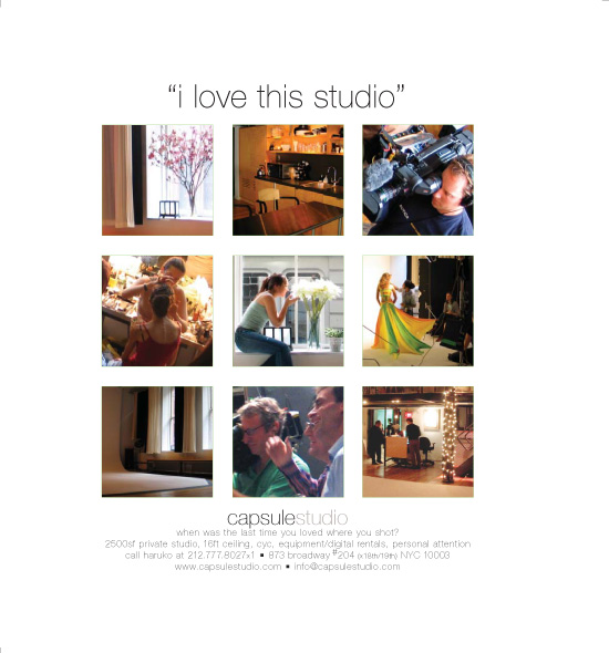 new but early studio print ad from NYDL