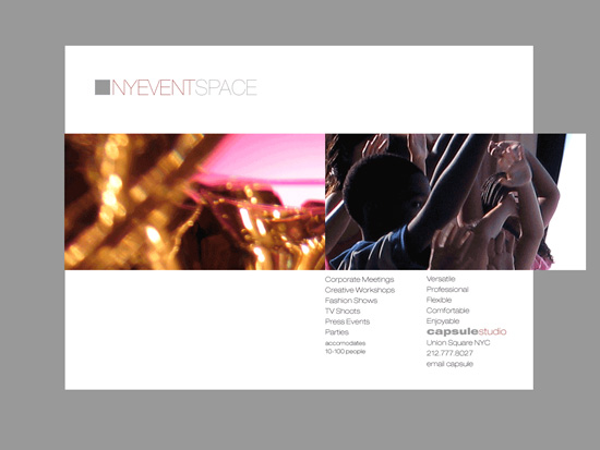New York Event Space web design 8b