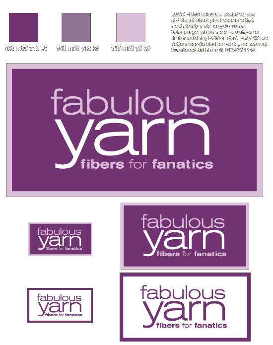 Fabulous Yarn logo design 2