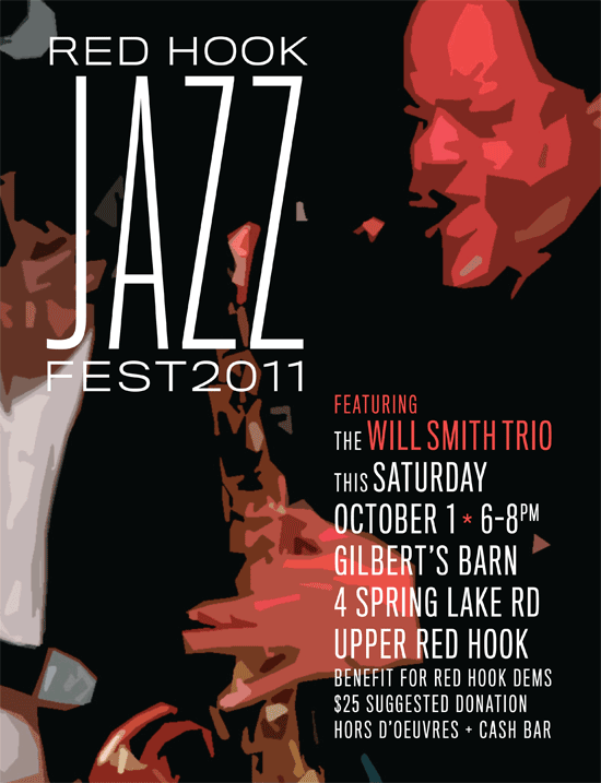 Poster Design from NYDesignLab for Red Hook Jazz Festival
