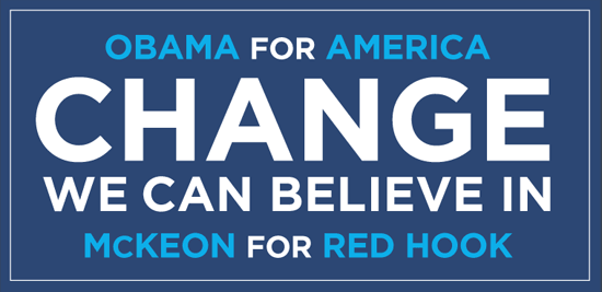 Obama change bumper sticker design