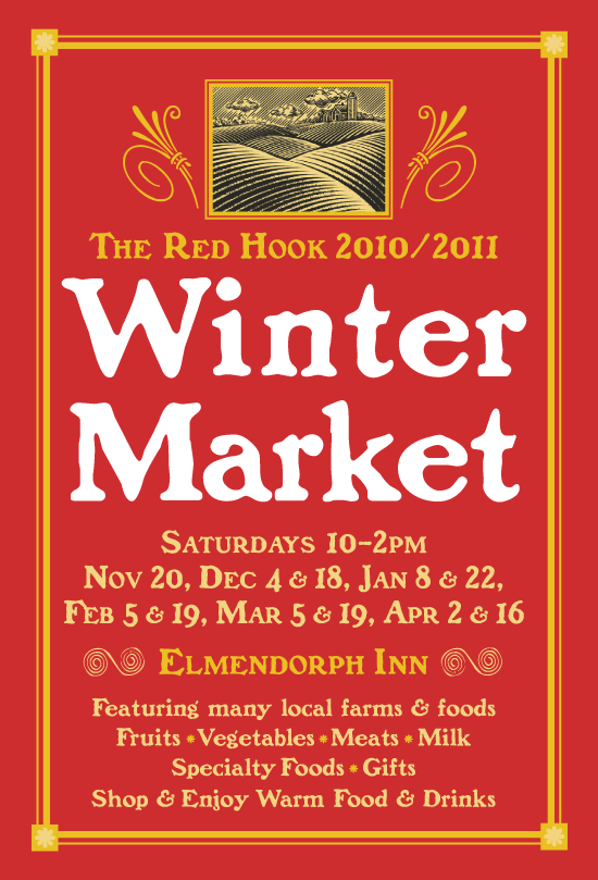 Red Hook Winter Farm Market Poster
